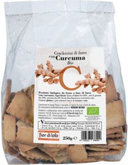 Crackerini di farro con curcuma bio