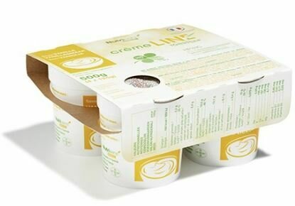 Cremeline edulcorato senza lattosio albicocca 4 x 125 g