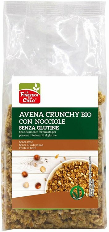Crunchy s/g avena nocciola250g
