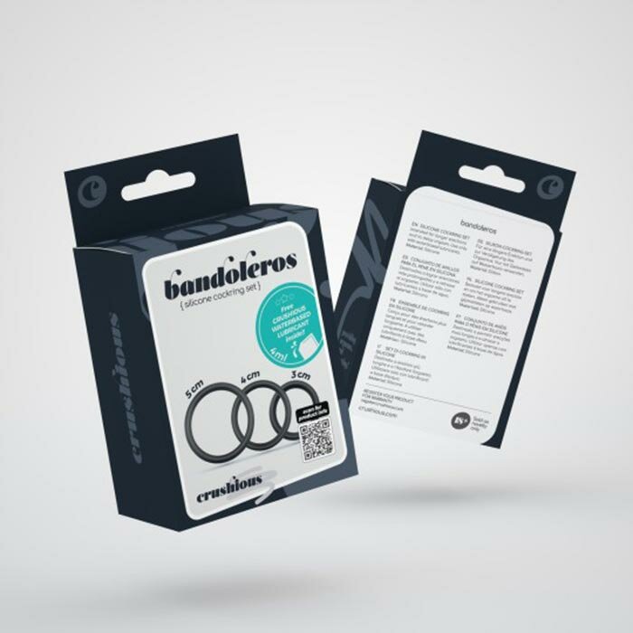 Crushious Bandoleros Set Di Anelli Per Il Pene In Silicone 