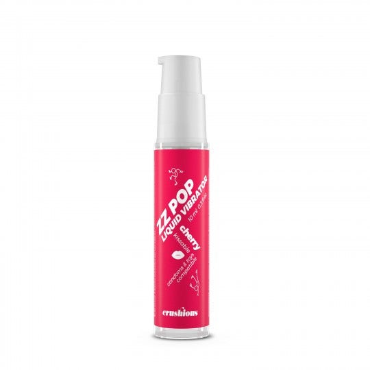 Crushious vibratore liquido zz pop aromatizzato alla ciliegia 10ml