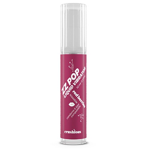 Crushious vibratore liquido zz pop frutti rossi 10ml