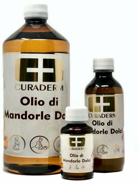 Curaderm olio mandorle 200ml