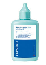 Curaprox bdc 100 daily gel per la pulizia quotidiana della dentiera e degli apparecchi mobili 60 ml 1 pezzo