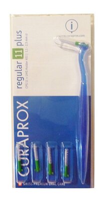 Curaprox capsule regular capsule 11 con 5 scovolini + supporto