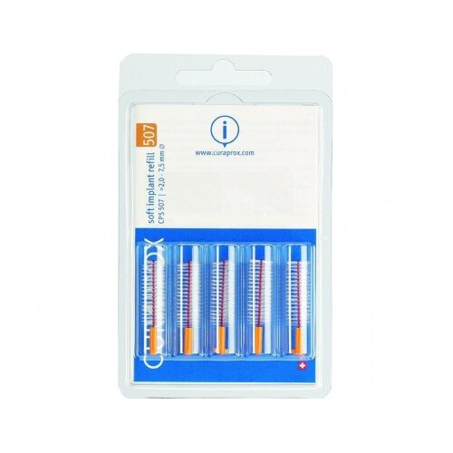 Curaprox cps soft implant cps 507 con 5 scovolini + supporto