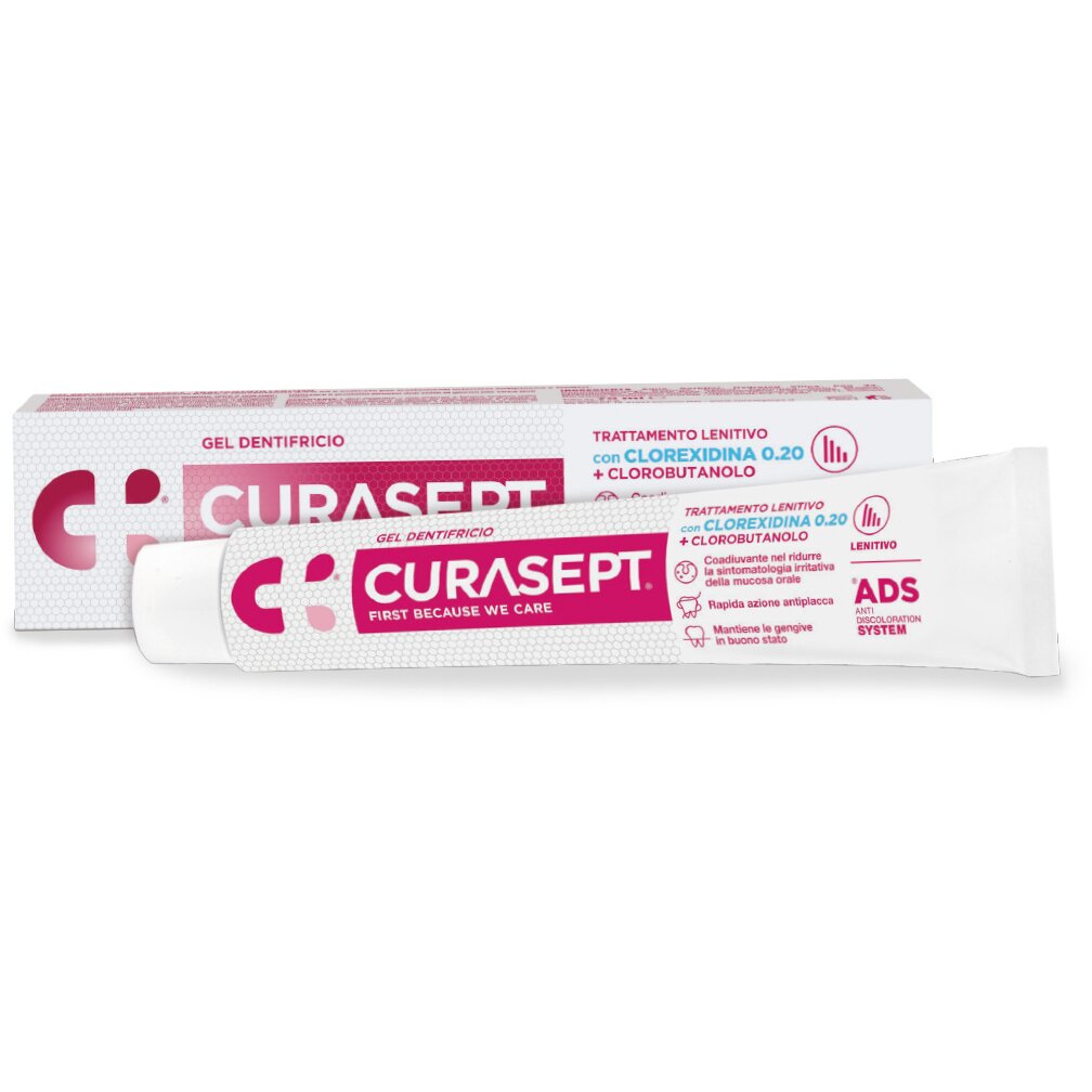 Curasept ADS Clorexidina 0.20 Gel Dentifricio Trattamento Lenitivo 75 ml