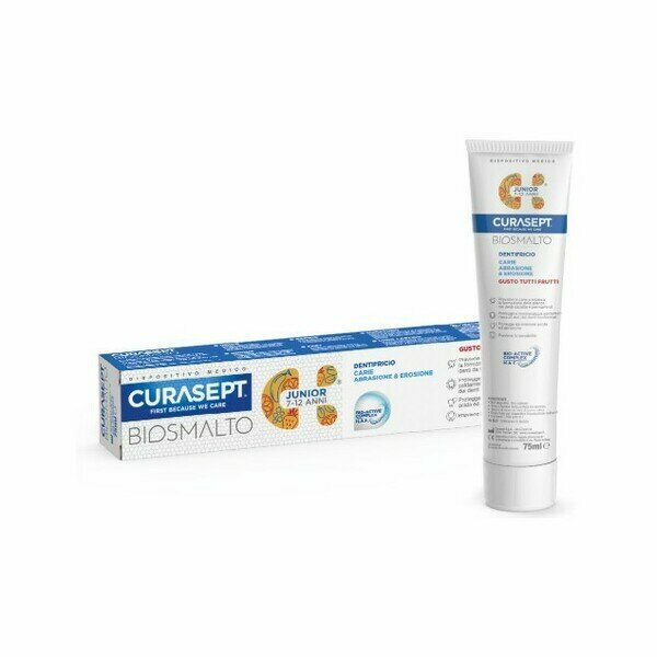 Curasept biosmalto dentifricio junior 75 ml