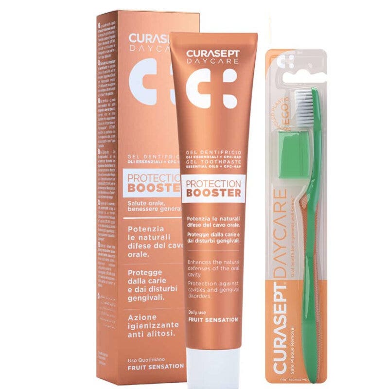Curasept daycare dentifricio fruit sensation 75ml + spazzolino