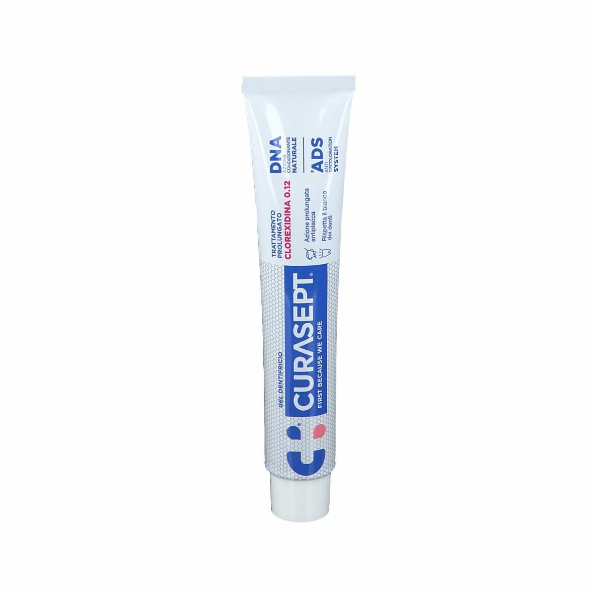 Curasept dentifricio 0,12 75 ml ads+dna