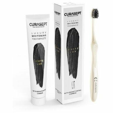 Curasept white luxury whitening dentifricio 75 ml + spazzolino