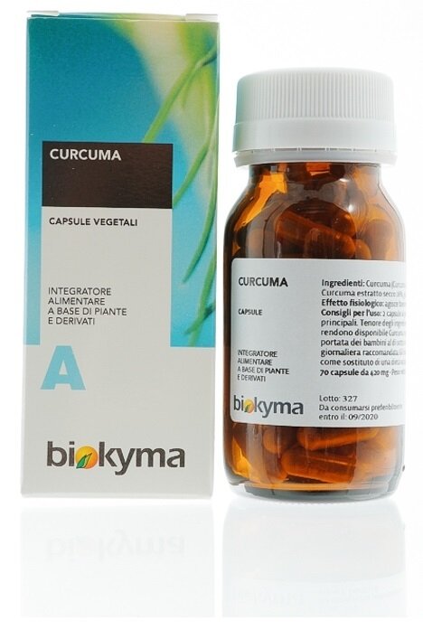 Curcuma radice estratto secco e polvere 120 capsule