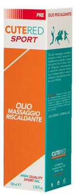 Cutered sport olio massaggio riscaldante 100 ml