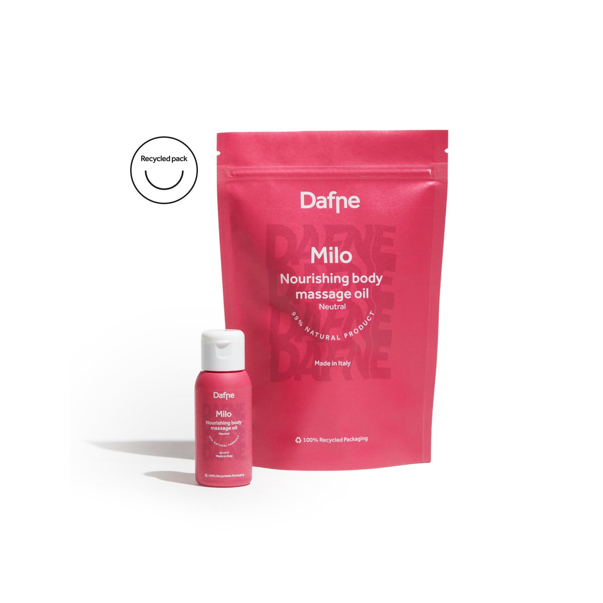 Dafne milo nourishing body massage oil neutral 200ml