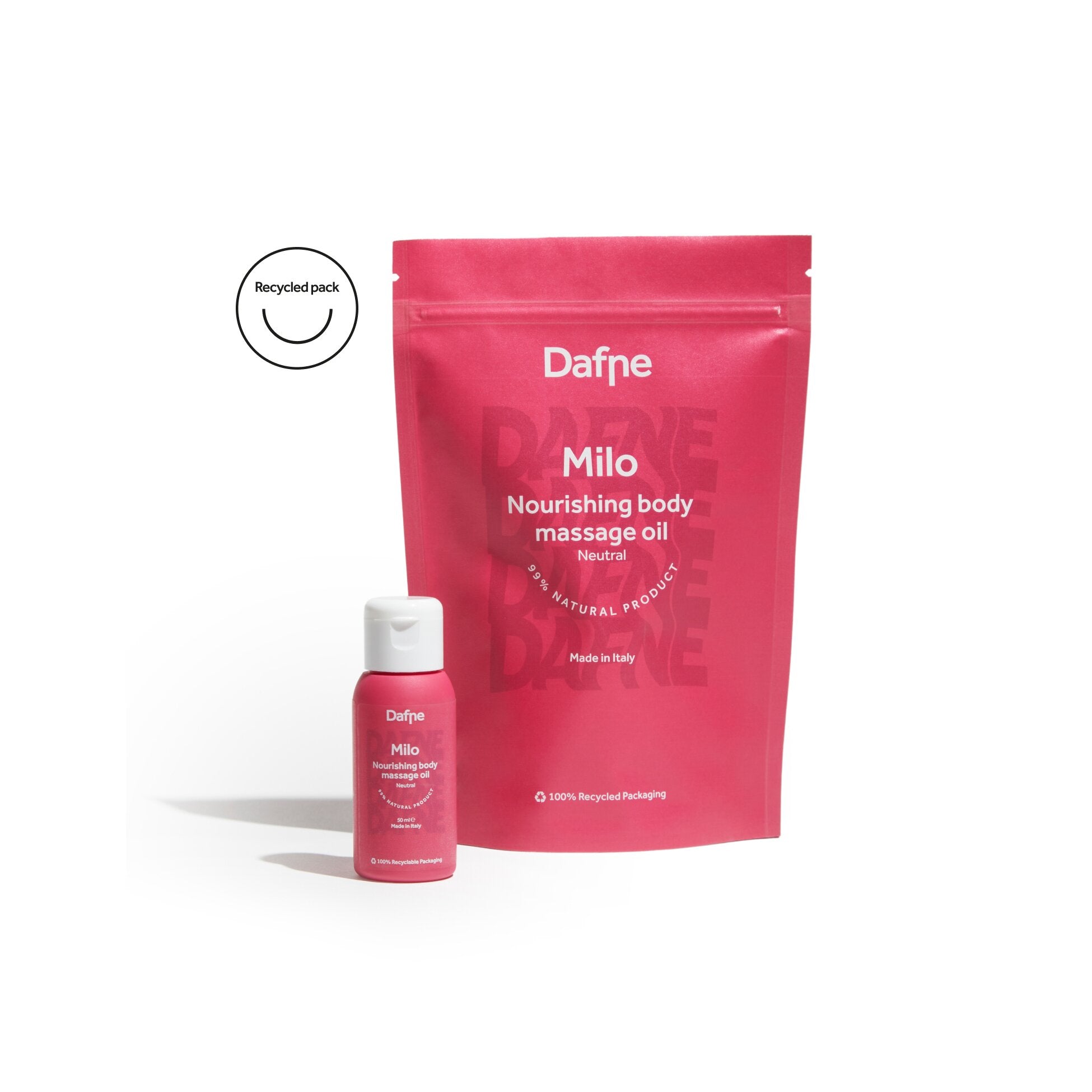 Dafne milo nourishing body massage oil neutral 200ml