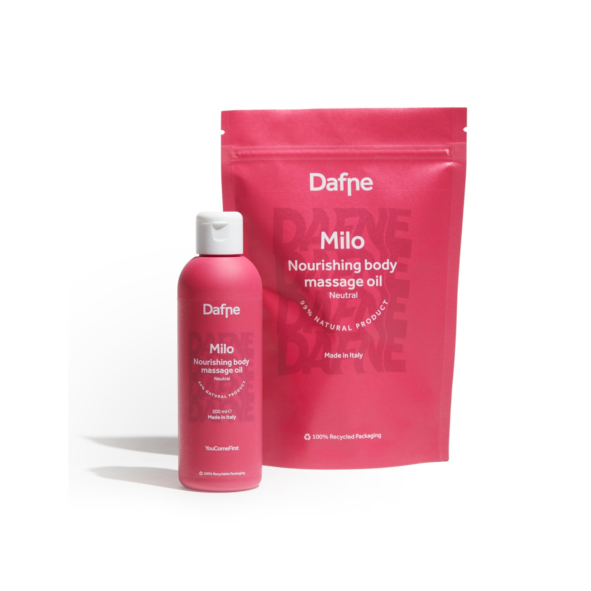 Dafne milo nourishing body massage oil neutral 50ml