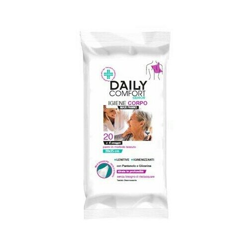 Daily comfort senior panni igiene corpo 24 pezzi