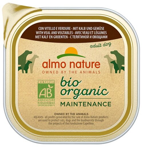 Daily menu bio dog vitello/verdure 300 g