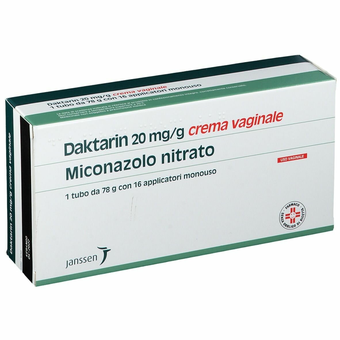 Daktarin crema vaginale antimicotica 78g +16 applicatori