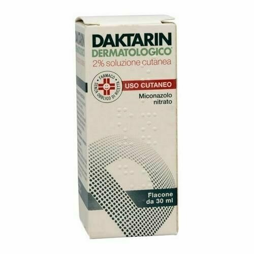 Daktarin Dermatologico Soluzione Cutanea 2% Miconazolo Flacone 30 ml
