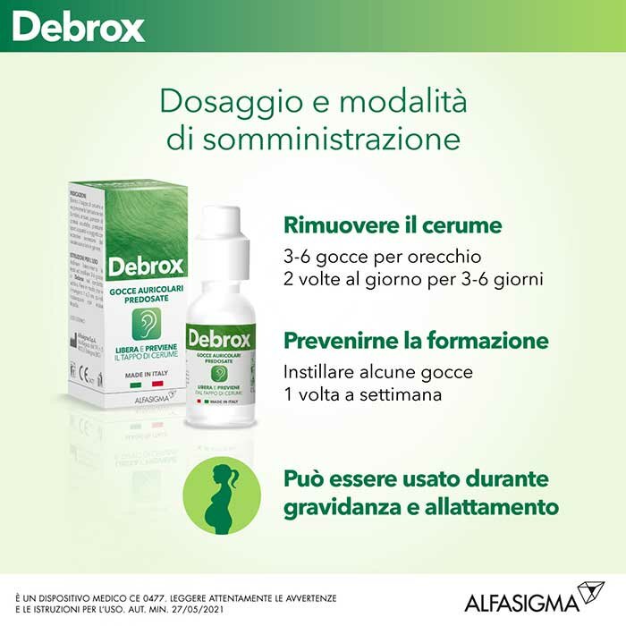 Debrox Gocce Auricolari Rimozione tappo di Cerume 15 ml
