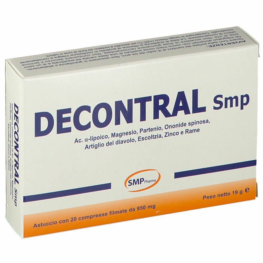 Decontral antidolorifico naturale 20 compresse