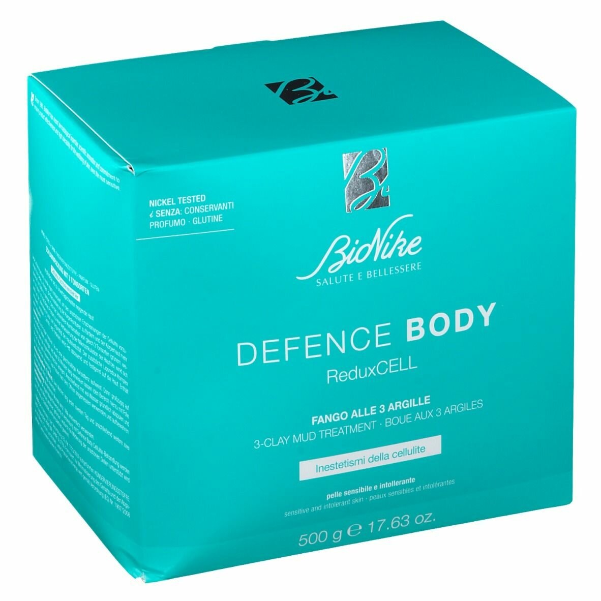 Defence body anticellulite fango alle 3 argille vaso 500 g