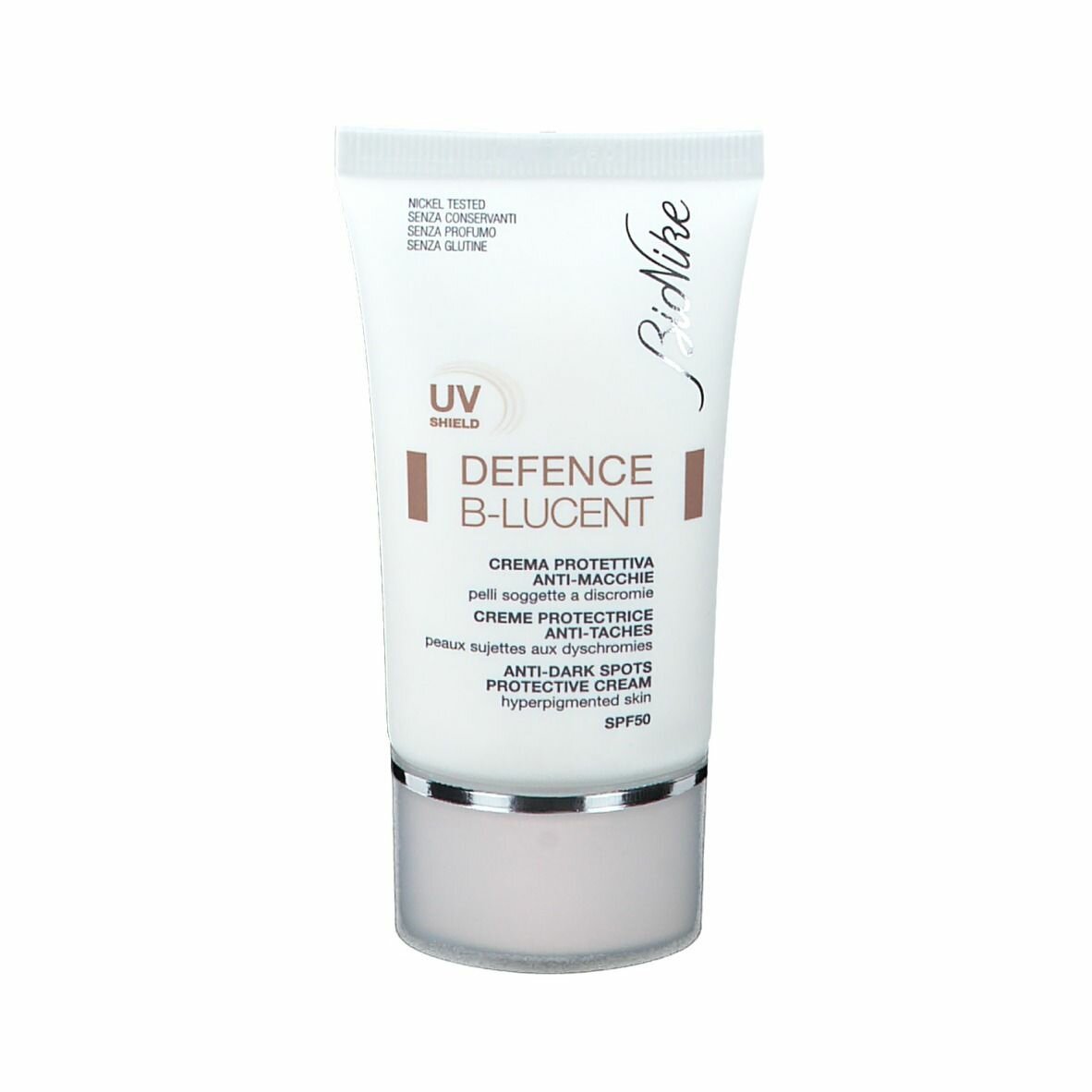 Defence body lucent anti macchia spf50