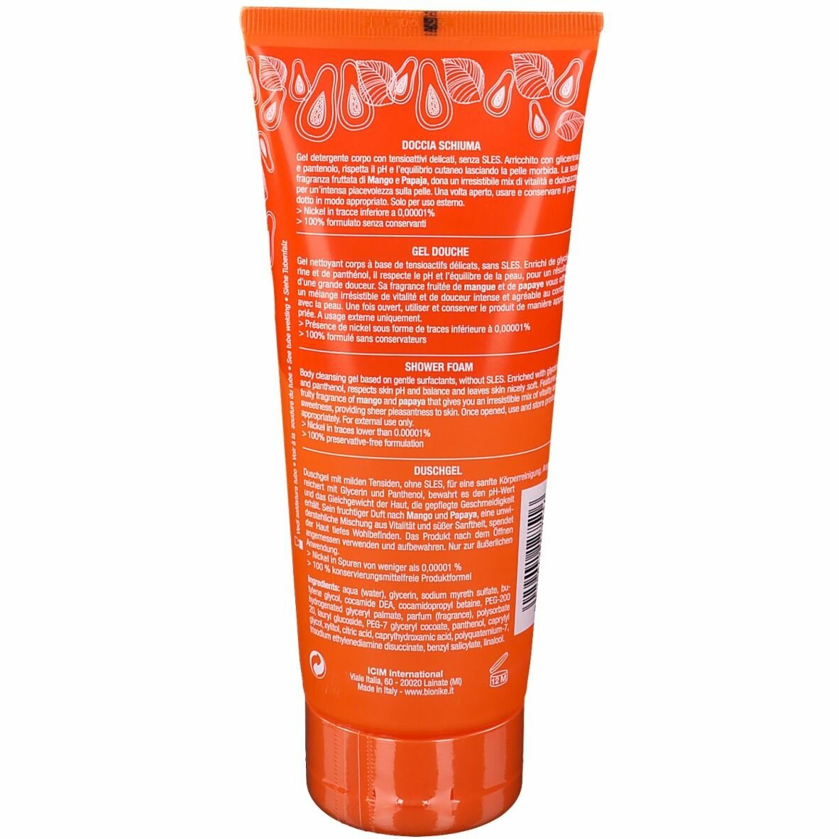 Defence xsense doccia schiuma 6 tropical juice 200 ml