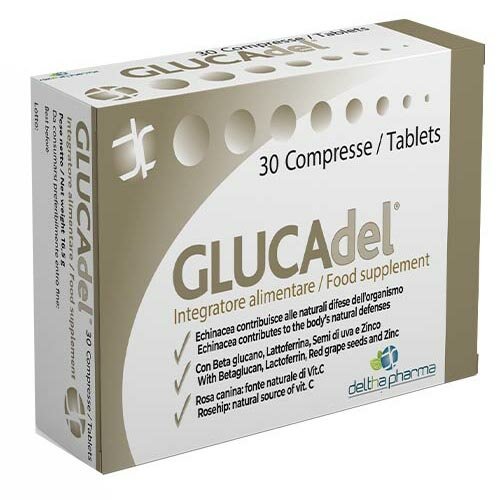 Deltha Pharma Glucadel Coadiuvante Difese Immunitarie 30 Compresse