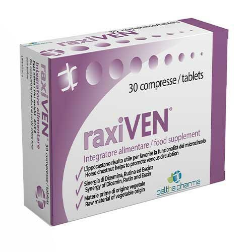 Deltha Pharma Raxiven Funzionalità Del Microcircolo 30 Compresse