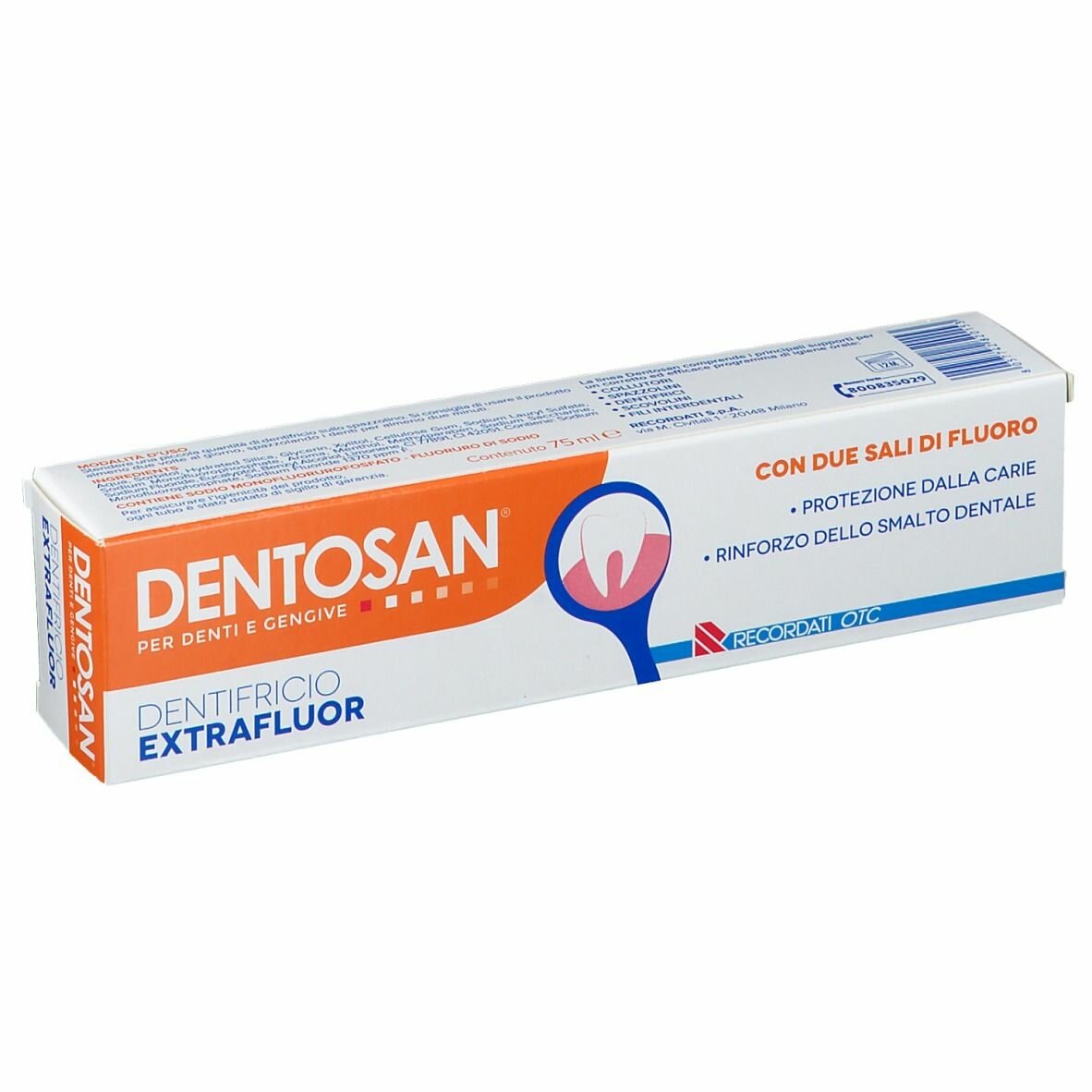 Dentosan extrafluor dentifricio 75 ml