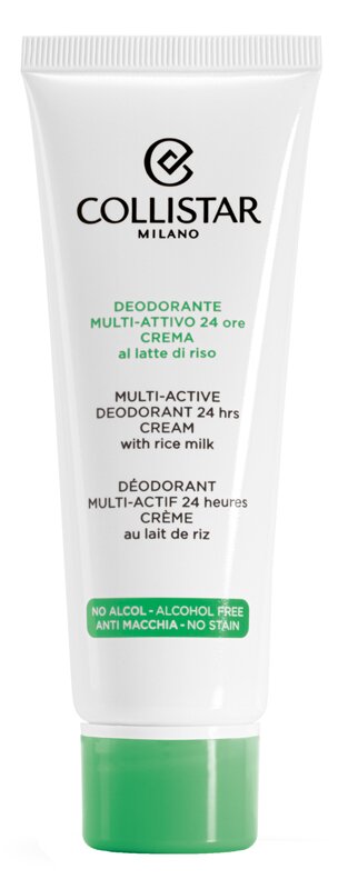 Deodorante multi-attivo 24 ore crema al latte di riso 75 ml