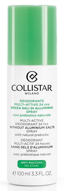 Deodorante multi-attivo 24 ore senza sali di alluminio spray 100 ml
