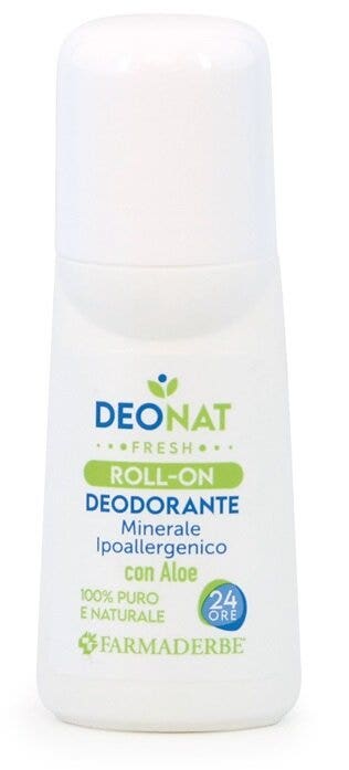 Deonat fresh roll-on deodorante minerale ipoallergenico 65ml