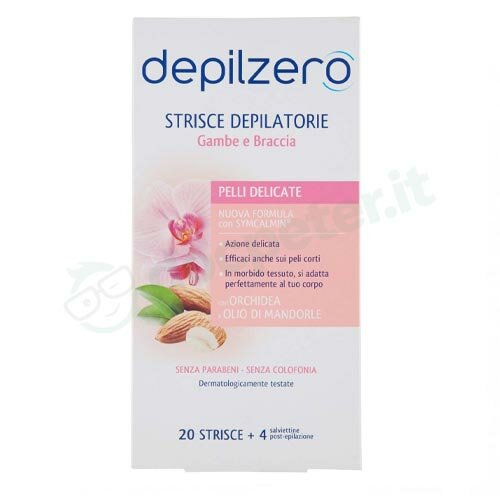 Depilzero strisce gambe braccia 20 pezzi