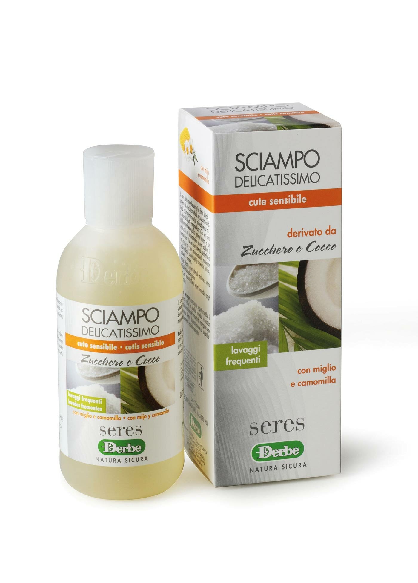 Derbe Sciampo Zucchero e Cocco Sensibile 200 ml