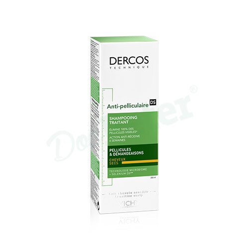Dercos shampo antiforfora capelli secchi 200 ml
