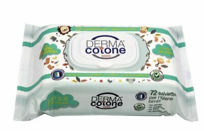 Dermacotone salviette avena/cal72 pezzi