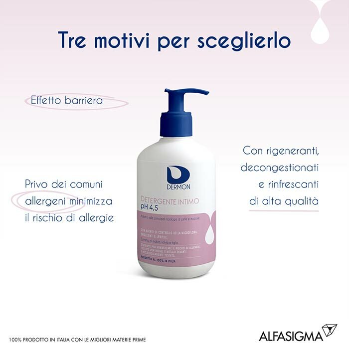 Dermon Detergente Intimo pH 4,5 500 ml