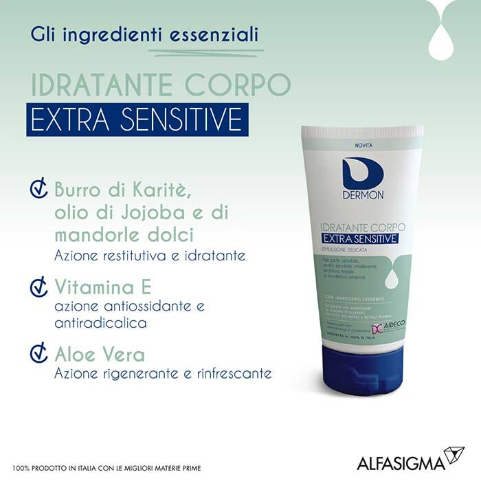 Dermon Idratante Corpo Extra Sensitive Emulsione Corpo 200 ml