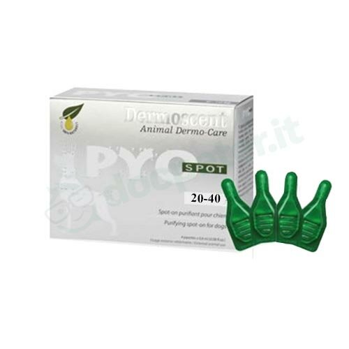 Dermoscent PYOspot Trattamento Anti Dermatite Per Cane da 20 a 40 kg 4 Pipette