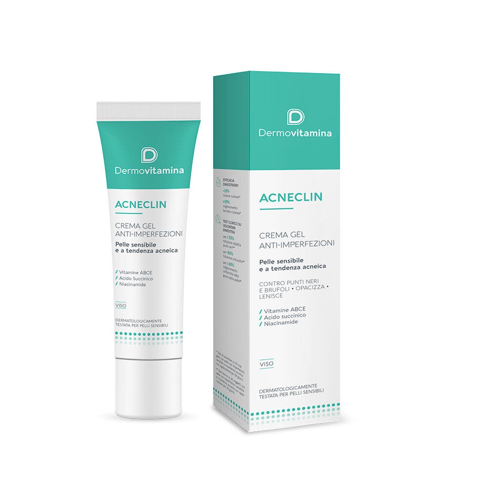 Dermovitamina acneclin crema gel anti-imperfezioni 40ml
