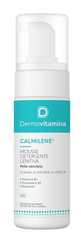 Dermovitamina calmilene mousse detergente lenitiva viso 150ml