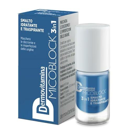Dermovitamina Micoblock 3 In 1 Smalto Idratante Blu 5 ml