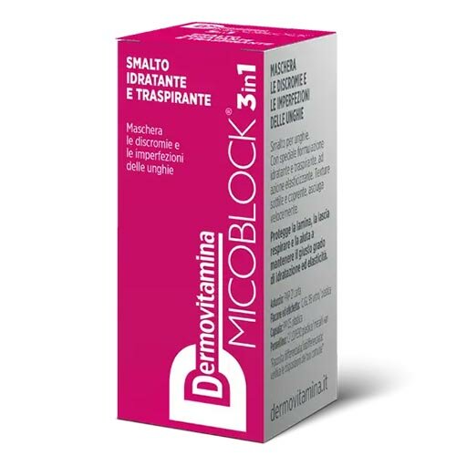 Dermovitamina Micoblock 3 In 1 Smalto Idratante Fuxia 5 ml