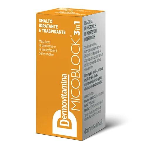 Dermovitamina Micoblock 3 In 1 Smalto Idratante Giallo 5 ml