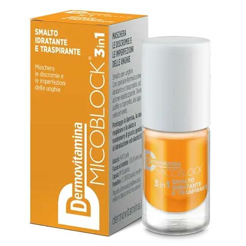 Dermovitamina Micoblock 3 In 1 Smalto Idratante Giallo 5 ml