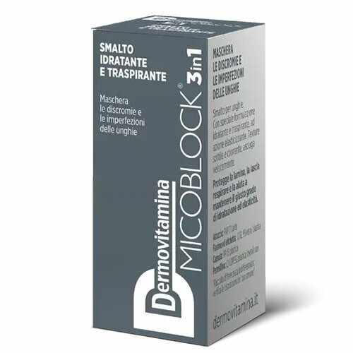 Dermovitamina Micoblock 3 In 1 Smalto Idratante Grigio 5 ml