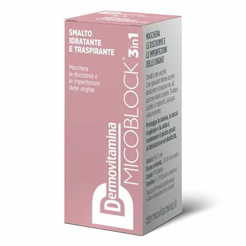 Dermovitamina Micoblock 3 In 1 Smalto Idratante Nude 5 ml